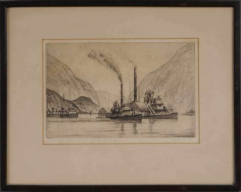 Appraisal: REYNOLDS BEAL - HUDSON RIVER STEAMBOATS - SILAS O PIERCE