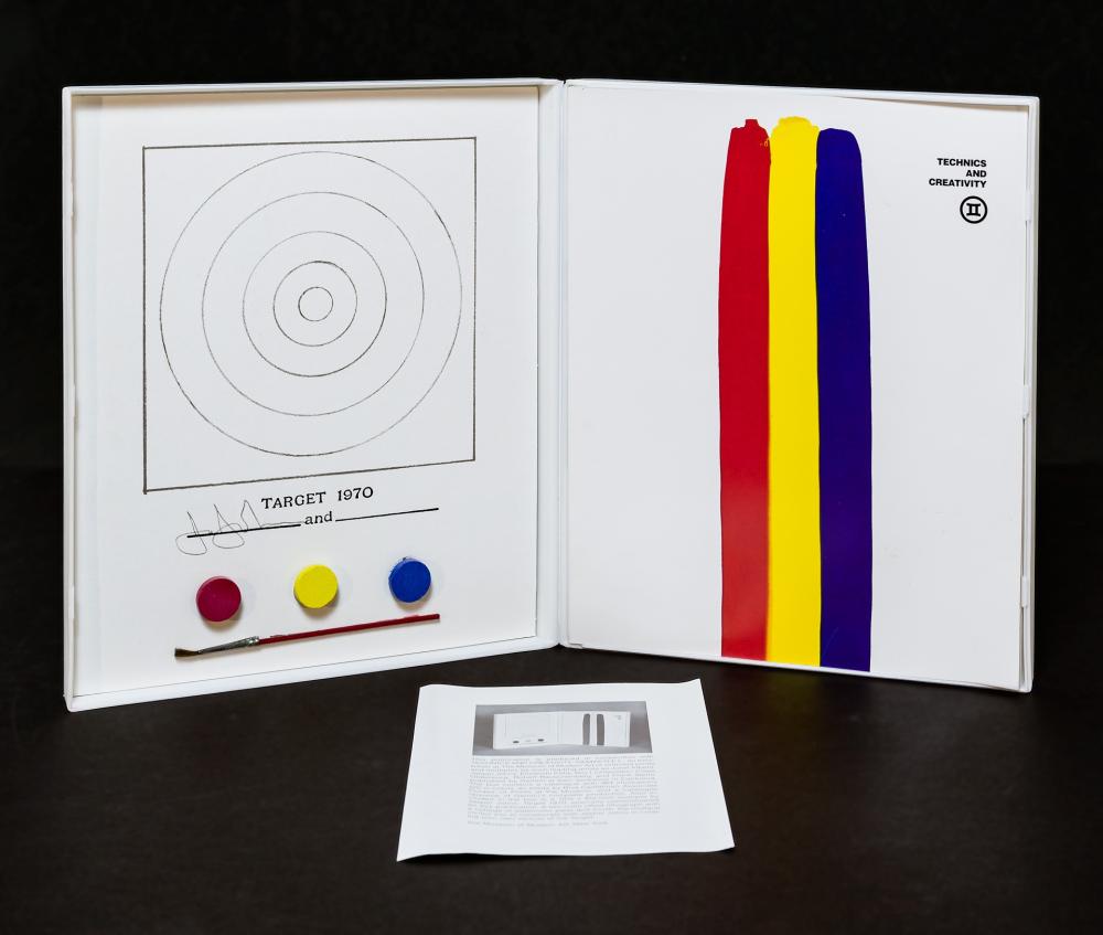 Appraisal: JASPER JOHNS American b Target from Technics and Creativity offset