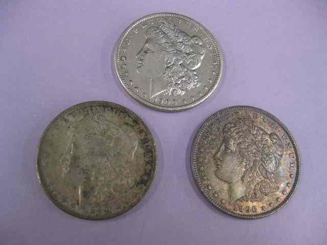 Appraisal: Morgan Silver Dollars - -O over CC X F