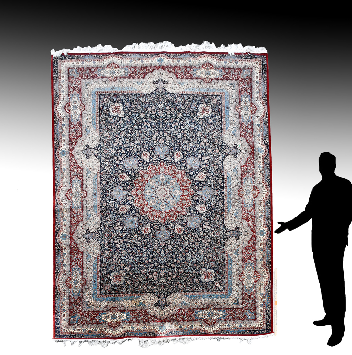 Appraisal: BEAUTIFUL PERSIAN HAND KNOTTED WOOL RUG ' '' X '