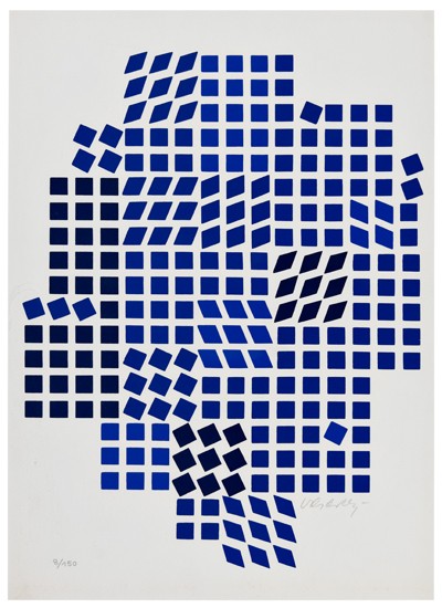 Appraisal: VICTOR VASARELY Code Portfolio with complete text and color screenprints