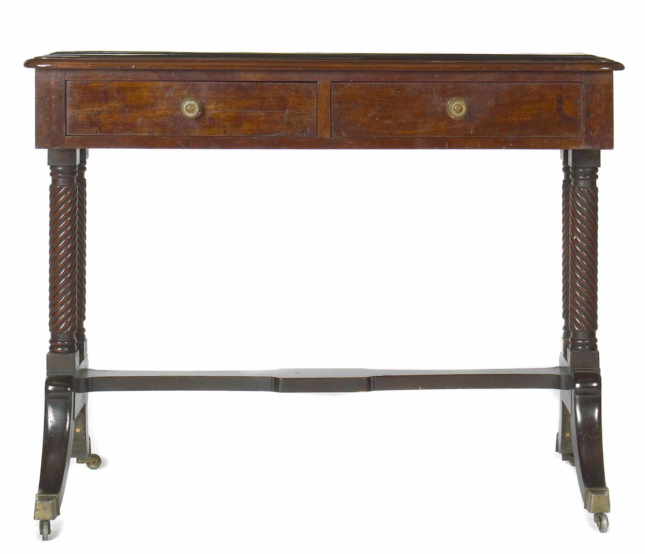 Appraisal: A William IV side table height in width in depth