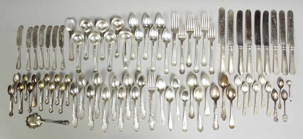 Appraisal: Misc Sterling Flatware Dominick Haff for A Stowell Co Flatware