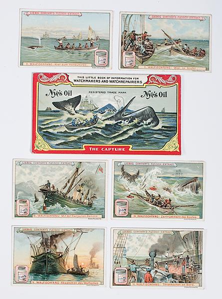 Appraisal: NYE'S OIL LIEBIG FLEISCH EXTRACT WHALING EPHEMERA Includes This Little