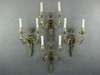 Appraisal: WALL SCONCES - SET OF FOUR CLASSICAL FORM CAST BRASS