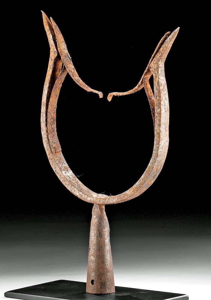 Appraisal: th C German Iron Witch Catcher - Hexenfanger Western Europe