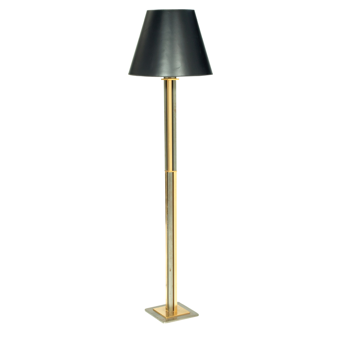 Appraisal: French floor lamp s maker unknown standard is composed of