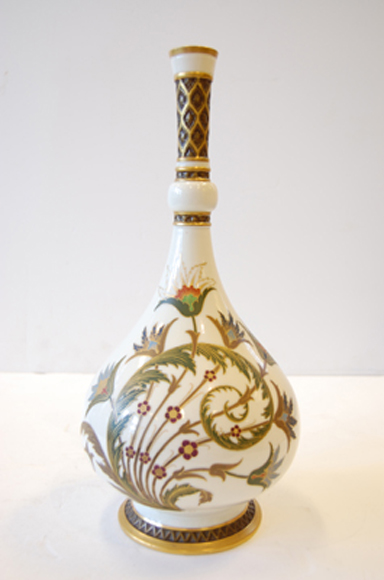 Appraisal: ROYAL WORCESTER HAND PAINTED AND GILDED VASE