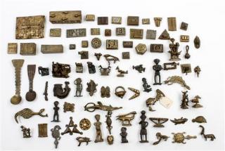 Appraisal: A Collection of Ashanti Bronze Weights of various size approximately