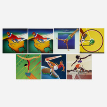 Appraisal: Various Artists COLLECTION OF SEVEN OLYMPICS POSTERS offset lithograph in