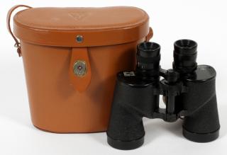 Appraisal: BAUSCH AND LOMB BINOCULARS X Brown leather case