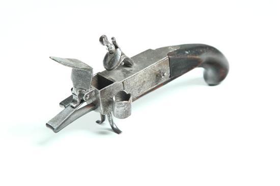 Appraisal: FLINTLOCK POWDER TESTER European th century Wrought and cast iron