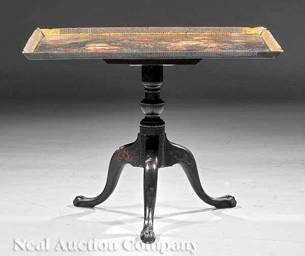 Appraisal: An English Tilt-Top Tea Table th th c the t