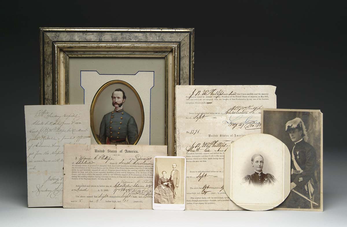 Appraisal: MAGNIFICENT FRAMED OVAL OIL MINIATURE PORTRAIT OF A CONFEDERATE ARTILLERY