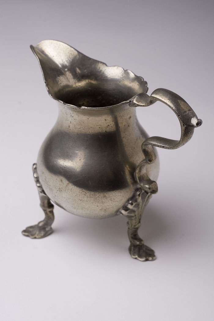 Appraisal: PEWTER CREAM POT WILLIAM WILL - Philadelphia Pennsylvania - Maker's