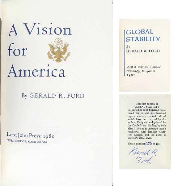 Appraisal: FORD GERALD - A Vision For America Northridge CA Lord