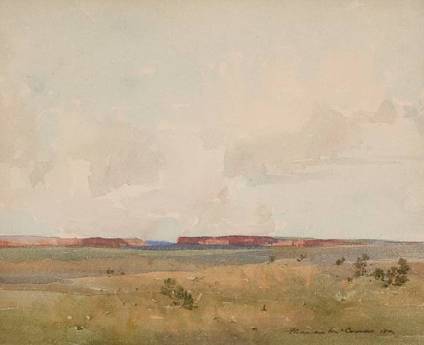 Appraisal: Francis J McComas - Near Sandstone Mesa Fort Wingate New