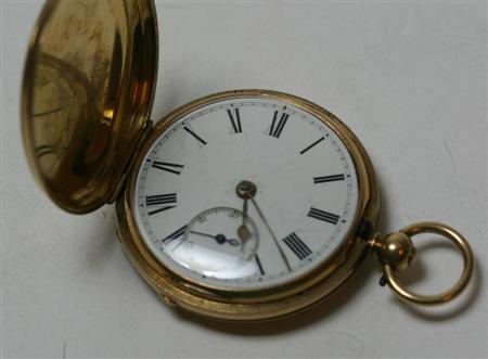 Appraisal: An ct gold cased pocket watch the movement inscribed J