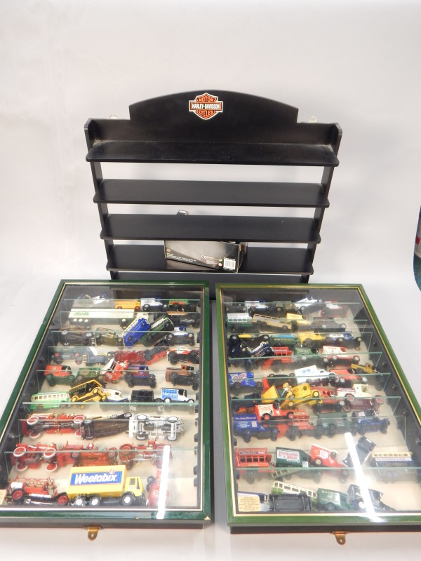 Appraisal: A quantity of die-cast toys display case Weetabix truck etc