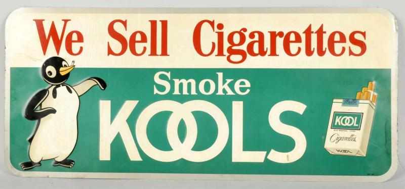 Appraisal: Lot of Kool Cigarette Items Description Includes one wall mount