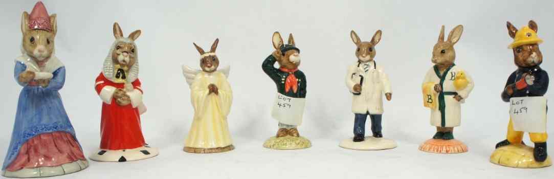 Appraisal: A Collection of Royal Doulton Bunnykins Comprising the Occassions Base