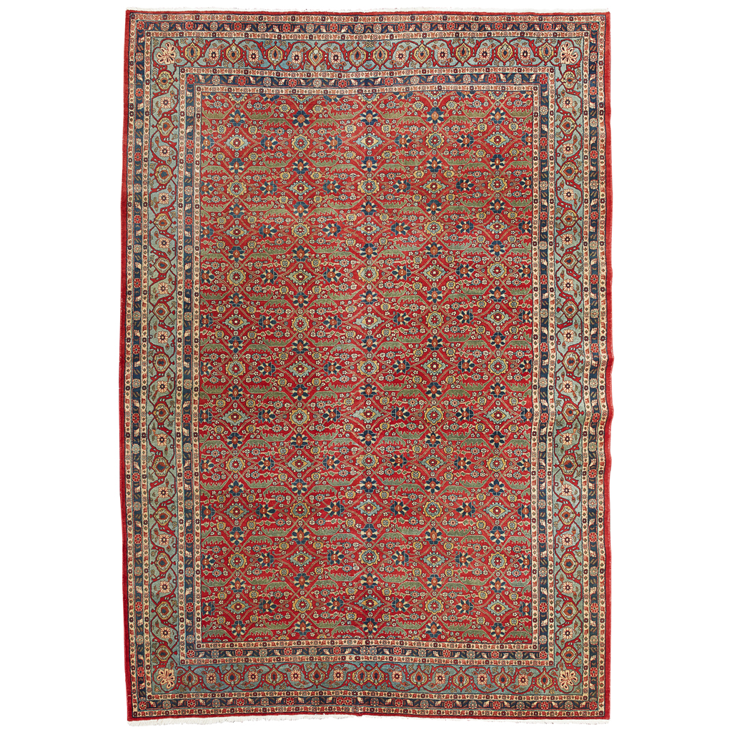 Appraisal: VERAMIN CARPET CENTRAL PERSIA EARLY TH CENTURY the red field