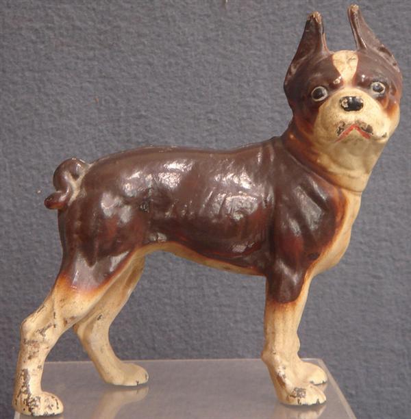 Appraisal: Cast iron bulldog doorstop original paint x Estimate -