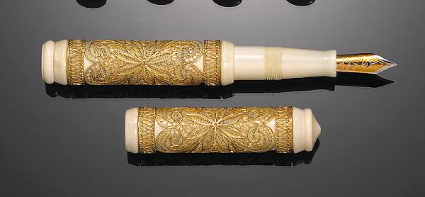 Appraisal: VISCONTI Taj Mahal in White ivory Limited Edition This breathtaking