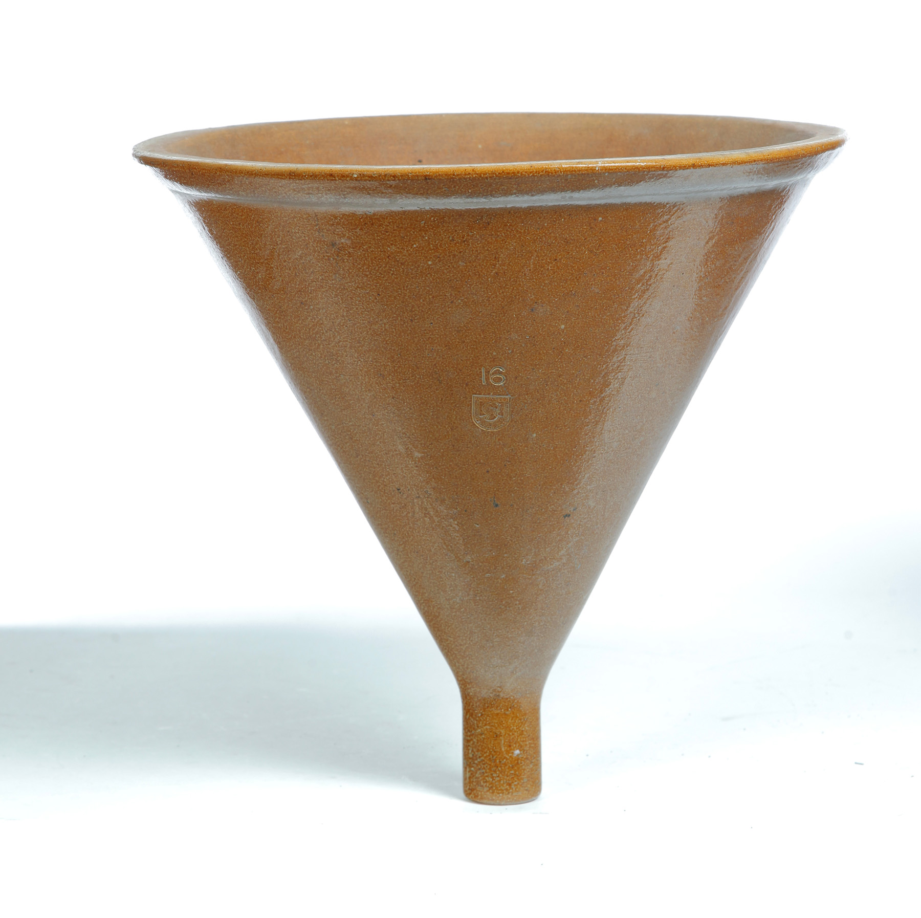 Appraisal: MAURICE KNIGHT AKRON OHIO CHEMICAL STONEWARE FUNNEL Early th century