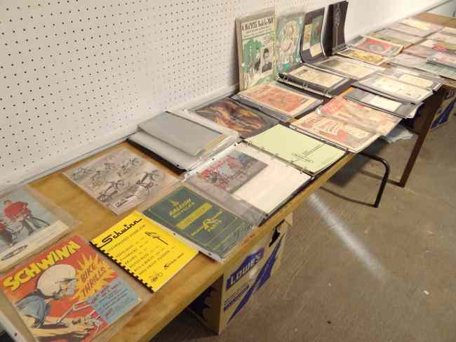 Appraisal: Collection of th c bicycle ephemera including catalogs parts books