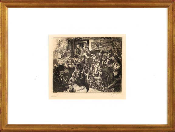 Appraisal: John Sloan American Pennsylvania - Hell Hole etching sight -