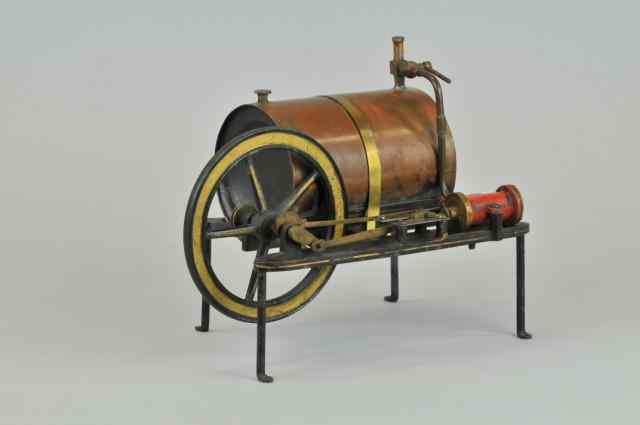 Appraisal: STEAM ENGINE Attributed to Buckman very early horizontal model almost