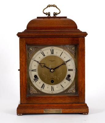 Appraisal: An Elliott eight-day mantel clock dial signed Arthur Saunders London