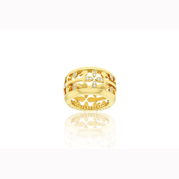 Appraisal: K yellow gold Patek Philippe Calatrava Cross diamond ring The