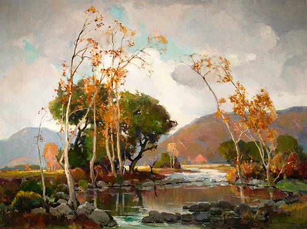 Appraisal: n a Orrin A White American - Arroyo Seco Landscape