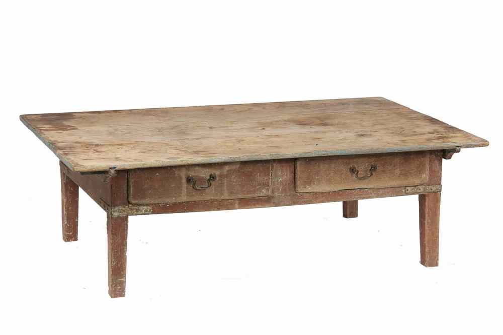 Appraisal: SCRUB PINE COFFEE TABLE - Coffee Table made up from