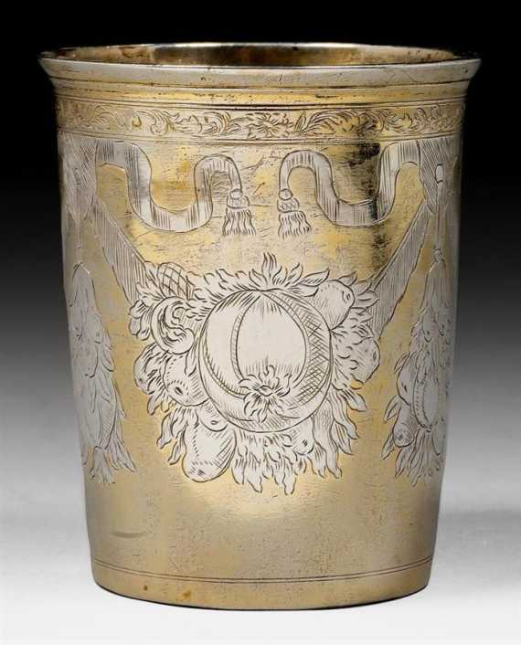 Appraisal: CUP Hamburg nd half of th century Leonard Rothaer I