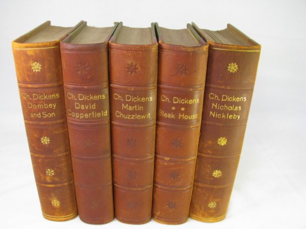 Appraisal: This listing is for five books of The Fireside Dickens