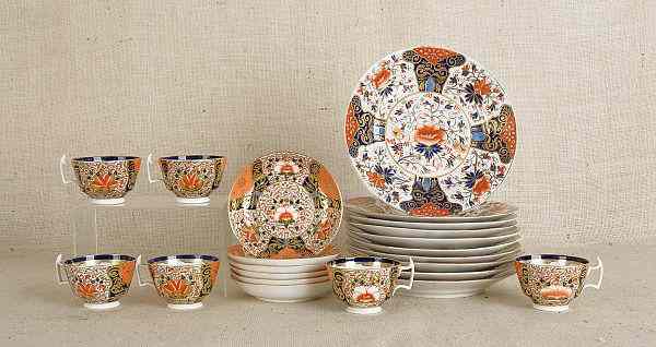 Appraisal: Group of Royal Crown Derby Imari palette porcelain th c