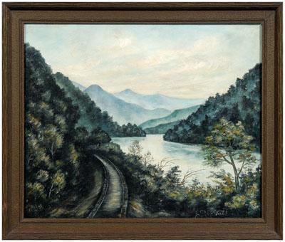 Appraisal: Edna Vestal painting Edna McPherson Vestal North Carolina Washington D