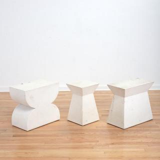 Appraisal: Set Manner Christian Liaigre occasional tables Set Manner Christian Liaigre