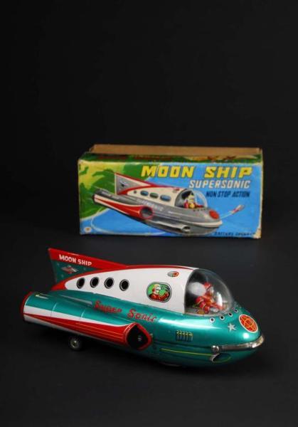 Appraisal: Moon Ship Super Sonic Toy Description Japanese Made by Masudaya