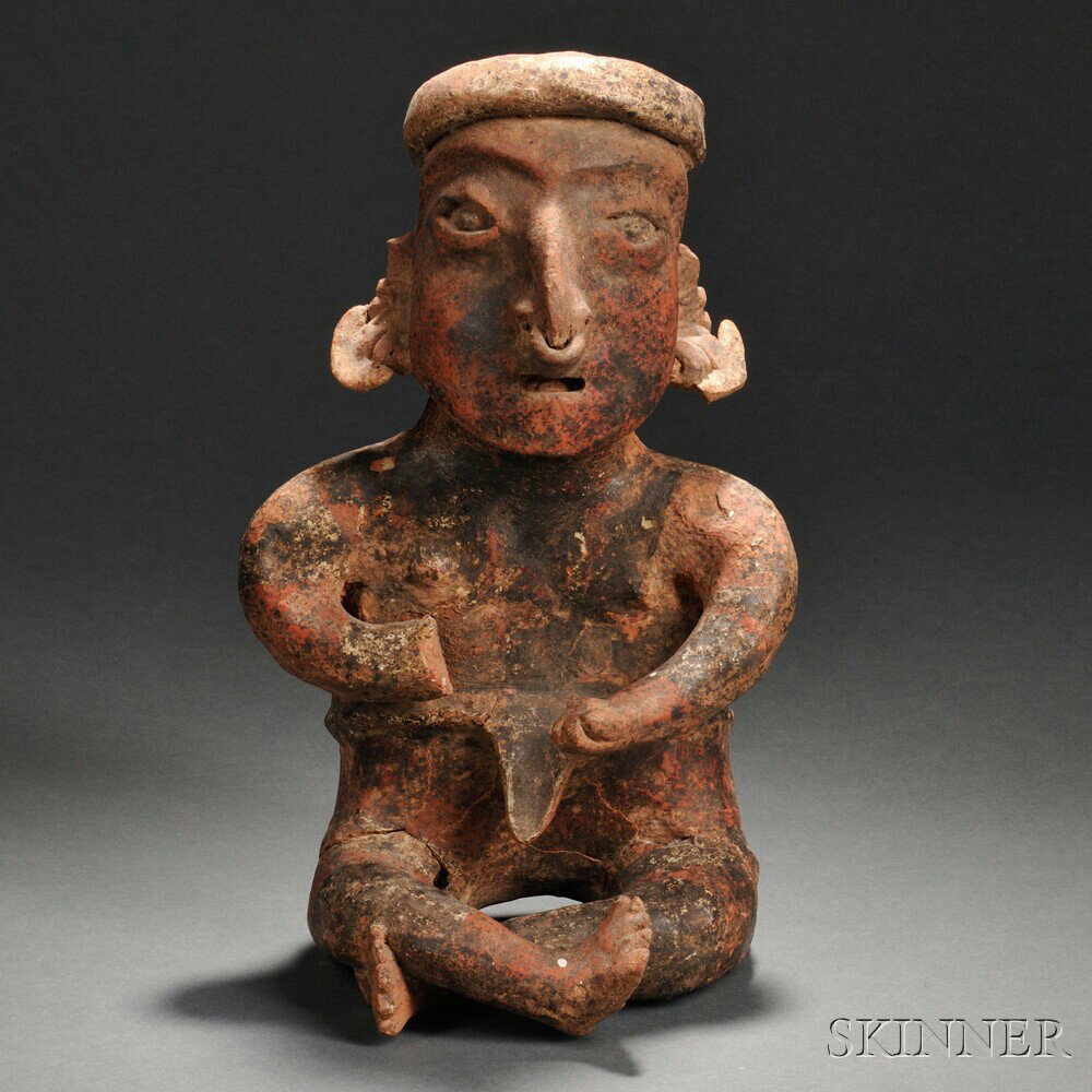 Appraisal: Nayarit Seated Figure western Mexico c B C - A