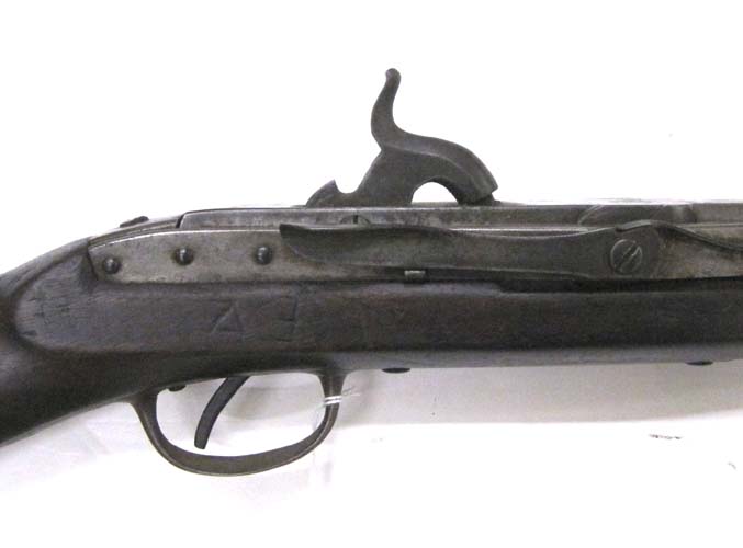 Appraisal: HALL-NORTH MODEL BREECH LOADING PERCUSSION CARBINE caliber round rifled barrel