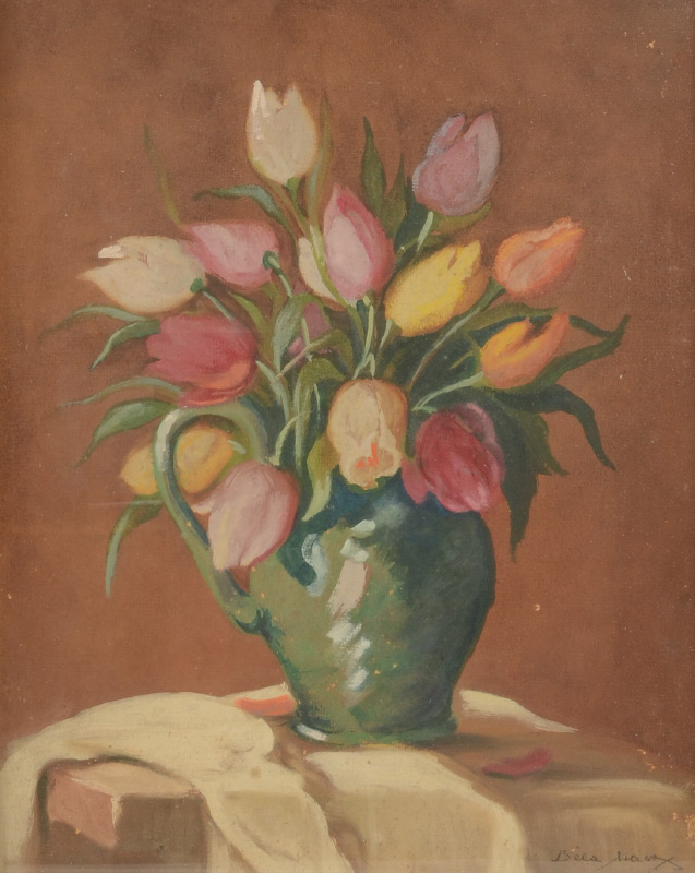 Appraisal: MARX Bella Austria - Still Life of Tulips in a