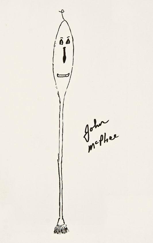 Appraisal: John McPHEE American b Self-portrait ink on paper x inches