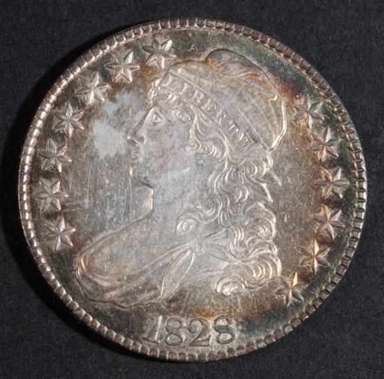 Appraisal: United States capped bust type silver half dollar large ''