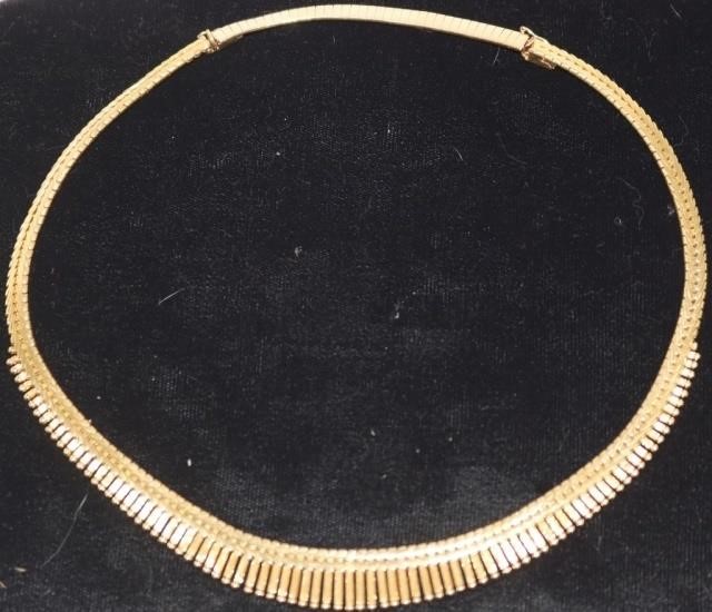 Appraisal: KT GOLD LADY'S DESIGNER NECKLACE DWT