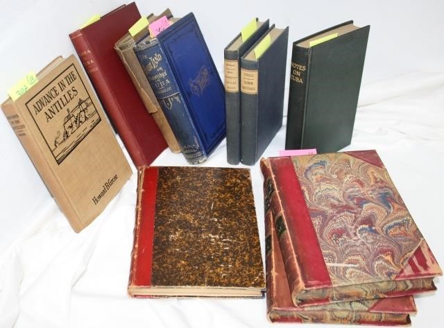 Appraisal: LOT OF TH EARLY TH CENTURY BOOKSRELATING TO CUBA TO