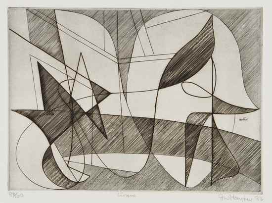 Appraisal: Stanley William Hayter - Le Cirque B M engraving from